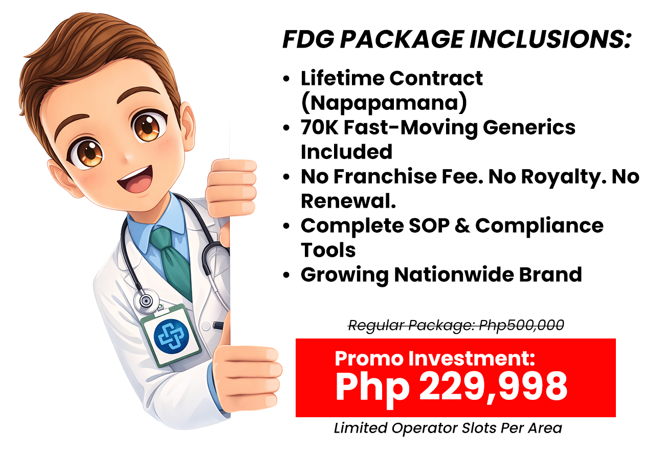 Package Inclusions Header booking - Farmacia De Guanzon